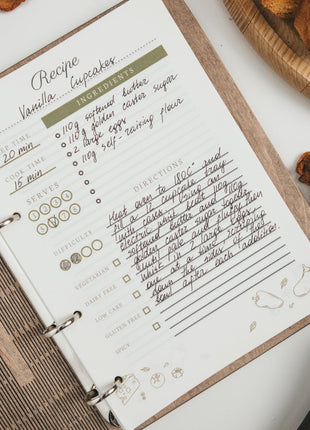 Recipe Book Basket