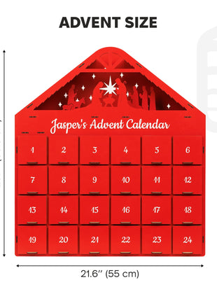 Christmas Advent Calendar - Red