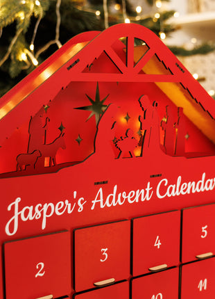 Christmas Advent Calendar - Red