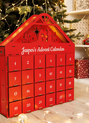 Christmas Advent Calendar - Red