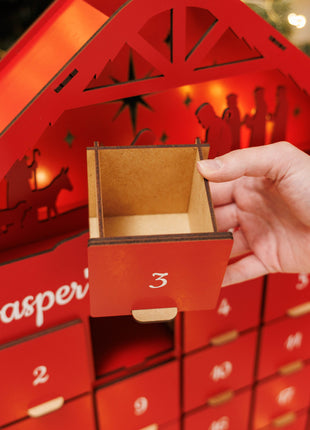 Christmas Advent Calendar - Red