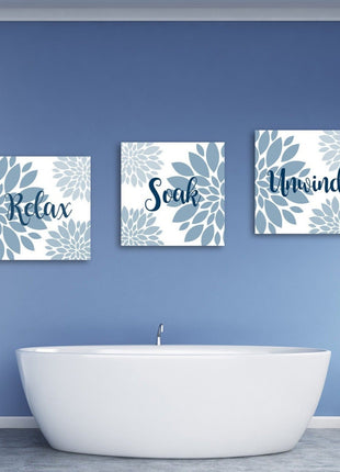 Relax Soak And Unwind Wall Art