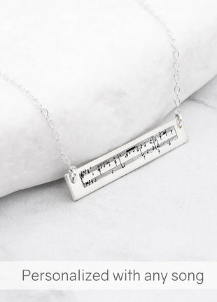 Sheet Music Necklace