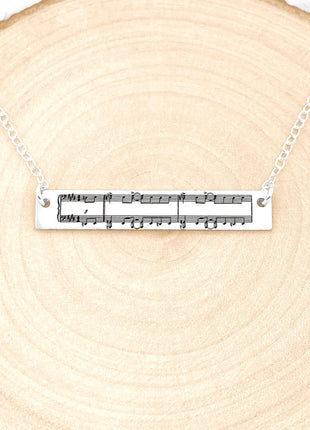 Sheet Music Necklace