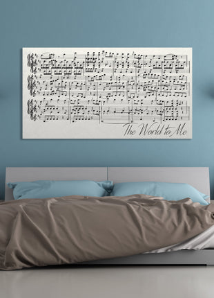 Sheet Music Wall Art