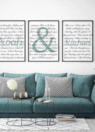 Triptych Song Lyrics Canvas