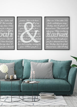 Triptych Song Lyrics Canvas