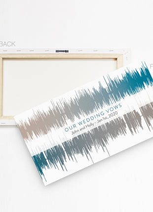 Two Soundwaves - Soundwave Art