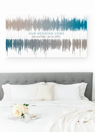Two Soundwaves - Soundwave Art