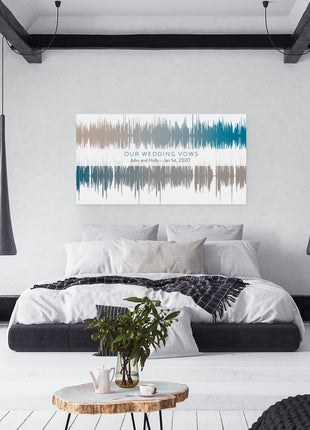 Two Soundwaves - Soundwave Art