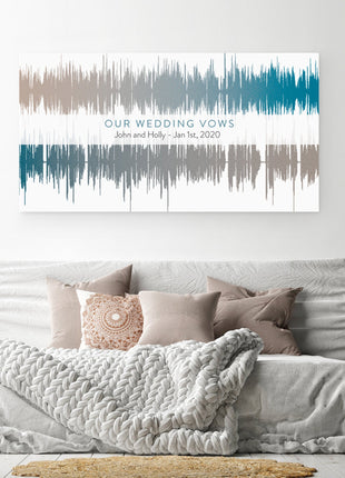 Two Soundwaves - Soundwave Art