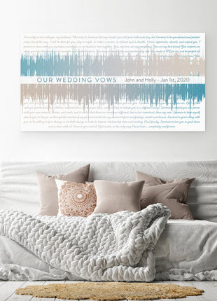 Soundwaves With Vows - Soundwave Art