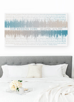 Soundwaves With Vows - Soundwave Art