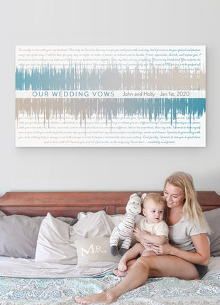 Soundwaves With Vows - Soundwave Art