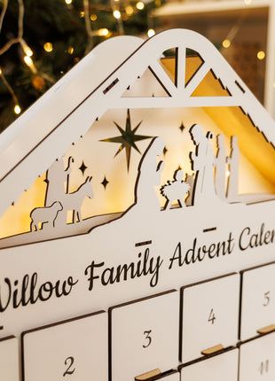 Christmas Advent Calendar - White