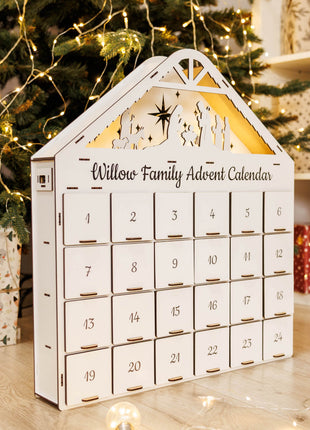 Christmas Advent Calendar - White
