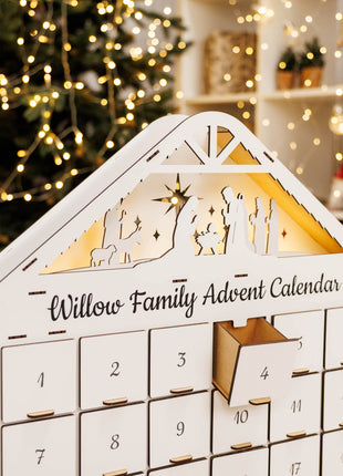 Christmas Advent Calendar - White