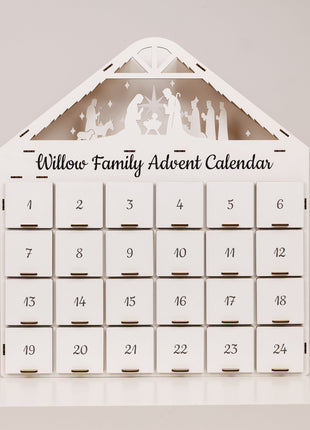 Christmas Advent Calendar - White