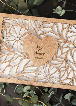 Wooden Photo Album - Bloomheart
