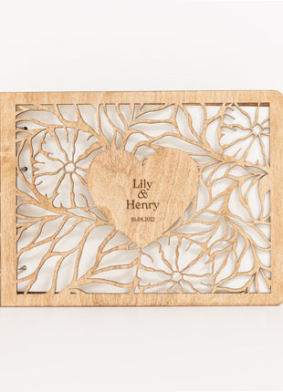 Wooden Photo Album - Bloomheart