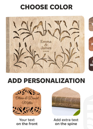 Wooden Photo Album - Meadow