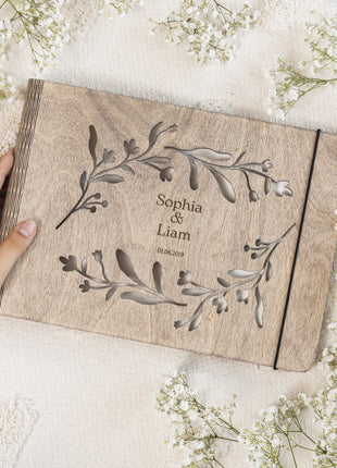 Wooden Photo Album - Vine