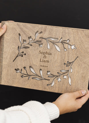 Wooden Photo Album - Vine