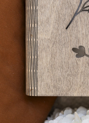 Wooden Photo Album - Vine