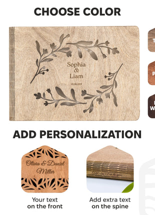Wooden Photo Album - Vine