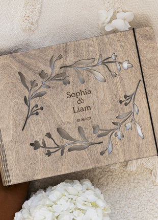 Wooden Photo Album - Vine