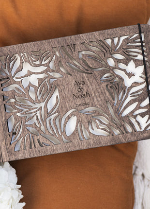 Wooden Photo Album - Wildflower