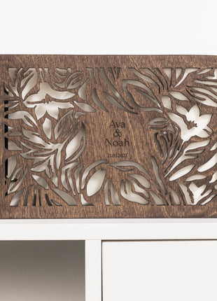 Wooden Photo Album - Wildflower