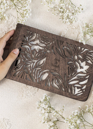 Wooden Photo Album - Wildflower