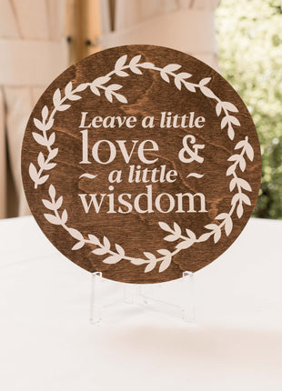 Memory Sign Acrylic Circle