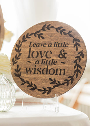 Memory Sign Acrylic Circle