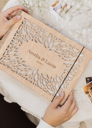 Wooden Photo Album - Crownleaf