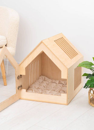 Wooden Indoor Dog House