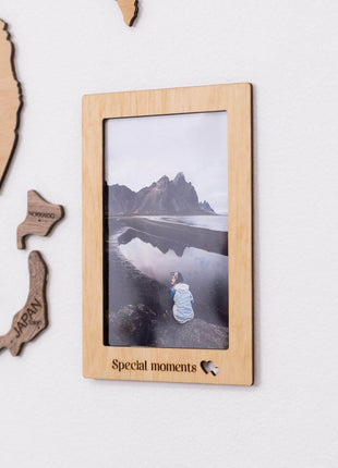 Set of 9 Wooden Photo Frames