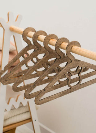 Pack of 10 Kid's Wooden Hangers